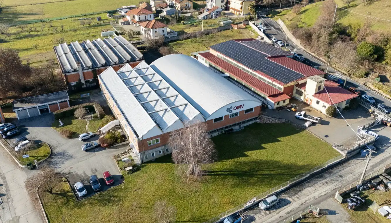 Capannone industriale OMV - stabilimento produttivo